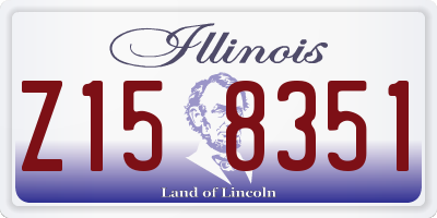 IL license plate Z158351
