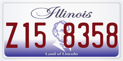 IL license plate Z158358