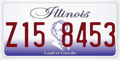 IL license plate Z158453