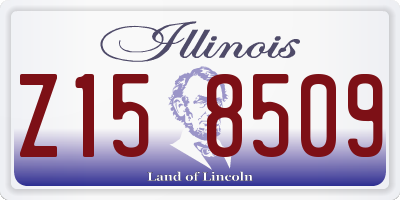 IL license plate Z158509