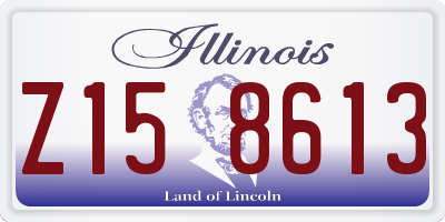 IL license plate Z158613