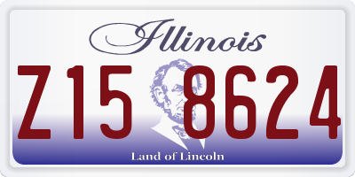 IL license plate Z158624