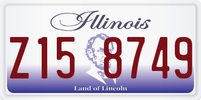 IL license plate Z158749
