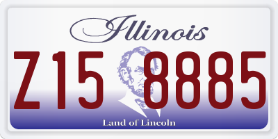 IL license plate Z158885