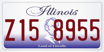IL license plate Z158955
