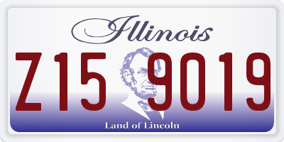 IL license plate Z159019