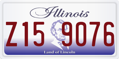 IL license plate Z159076