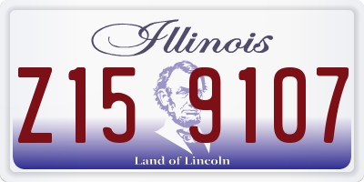IL license plate Z159107