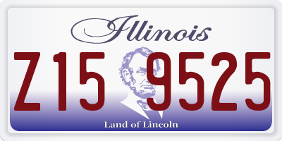 IL license plate Z159525