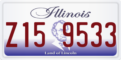 IL license plate Z159533