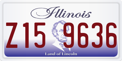 IL license plate Z159636