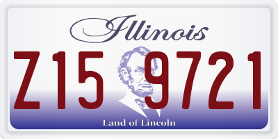 IL license plate Z159721