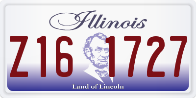 IL license plate Z161727