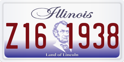 IL license plate Z161938