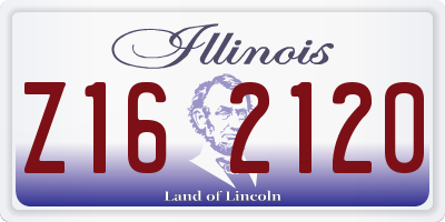 IL license plate Z162120