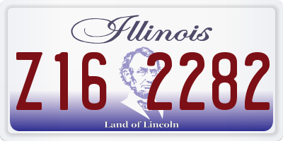 IL license plate Z162282