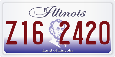 IL license plate Z162420