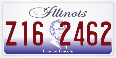 IL license plate Z162462