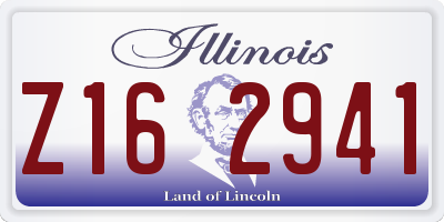 IL license plate Z162941