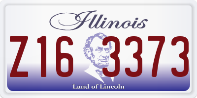 IL license plate Z163373