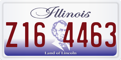IL license plate Z164463