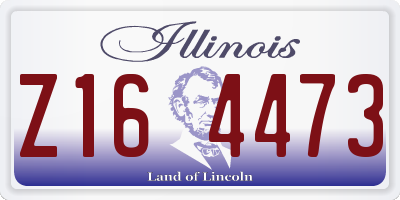 IL license plate Z164473