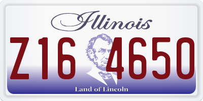 IL license plate Z164650