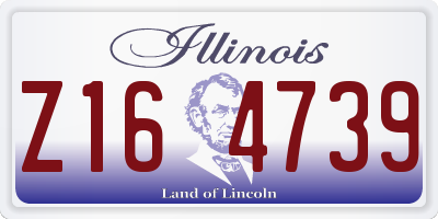 IL license plate Z164739