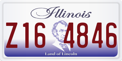 IL license plate Z164846