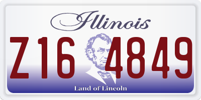IL license plate Z164849