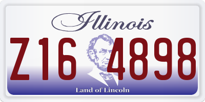 IL license plate Z164898