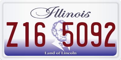 IL license plate Z165092