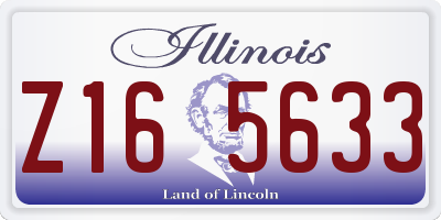 IL license plate Z165633