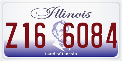 IL license plate Z166084