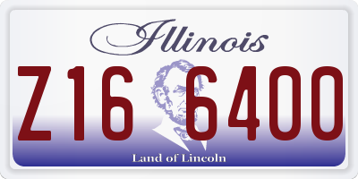 IL license plate Z166400