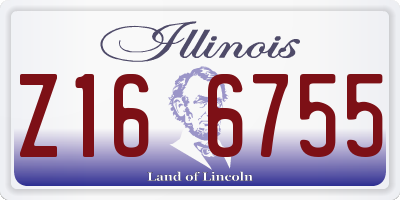 IL license plate Z166755