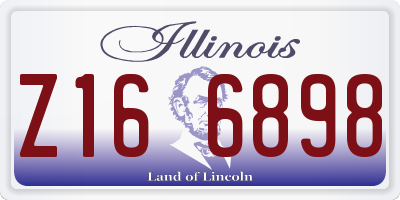 IL license plate Z166898