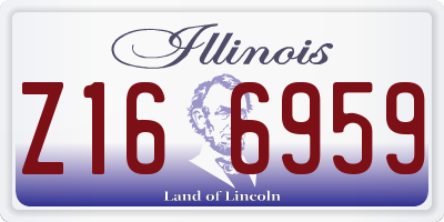 IL license plate Z166959