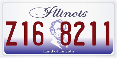 IL license plate Z168211