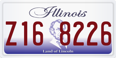 IL license plate Z168226