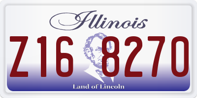 IL license plate Z168270