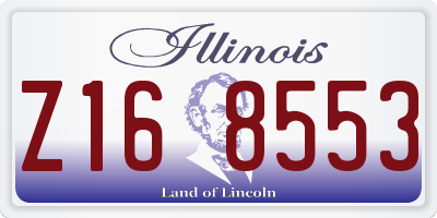 IL license plate Z168553