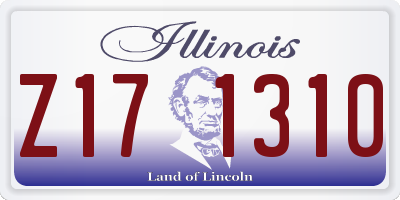 IL license plate Z171310