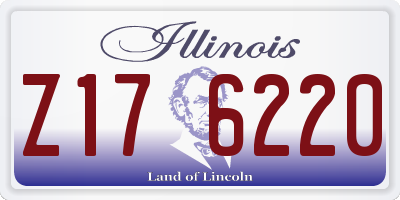 IL license plate Z176220