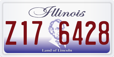 IL license plate Z176428