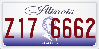 IL license plate Z176662