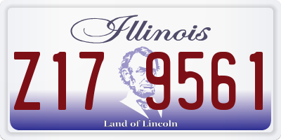 IL license plate Z179561