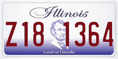 IL license plate Z181364