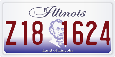 IL license plate Z181624