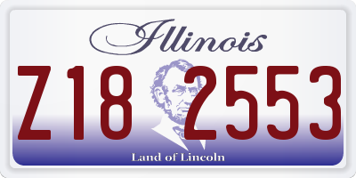 IL license plate Z182553